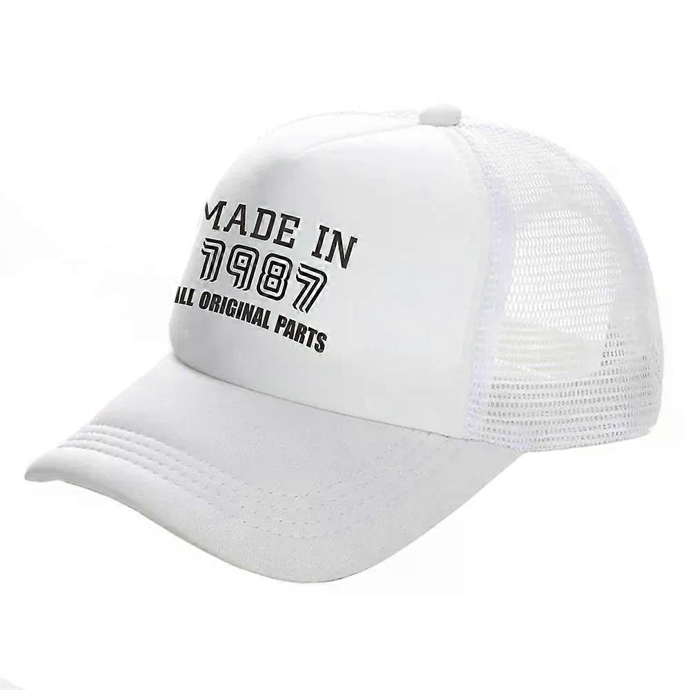 Tillverkad 1987, alla originaldelar, basebollkepsar, coola sommarkepsar för män, näthatt, födelsedagspresent, dam, truckerkepsar, MZ-416