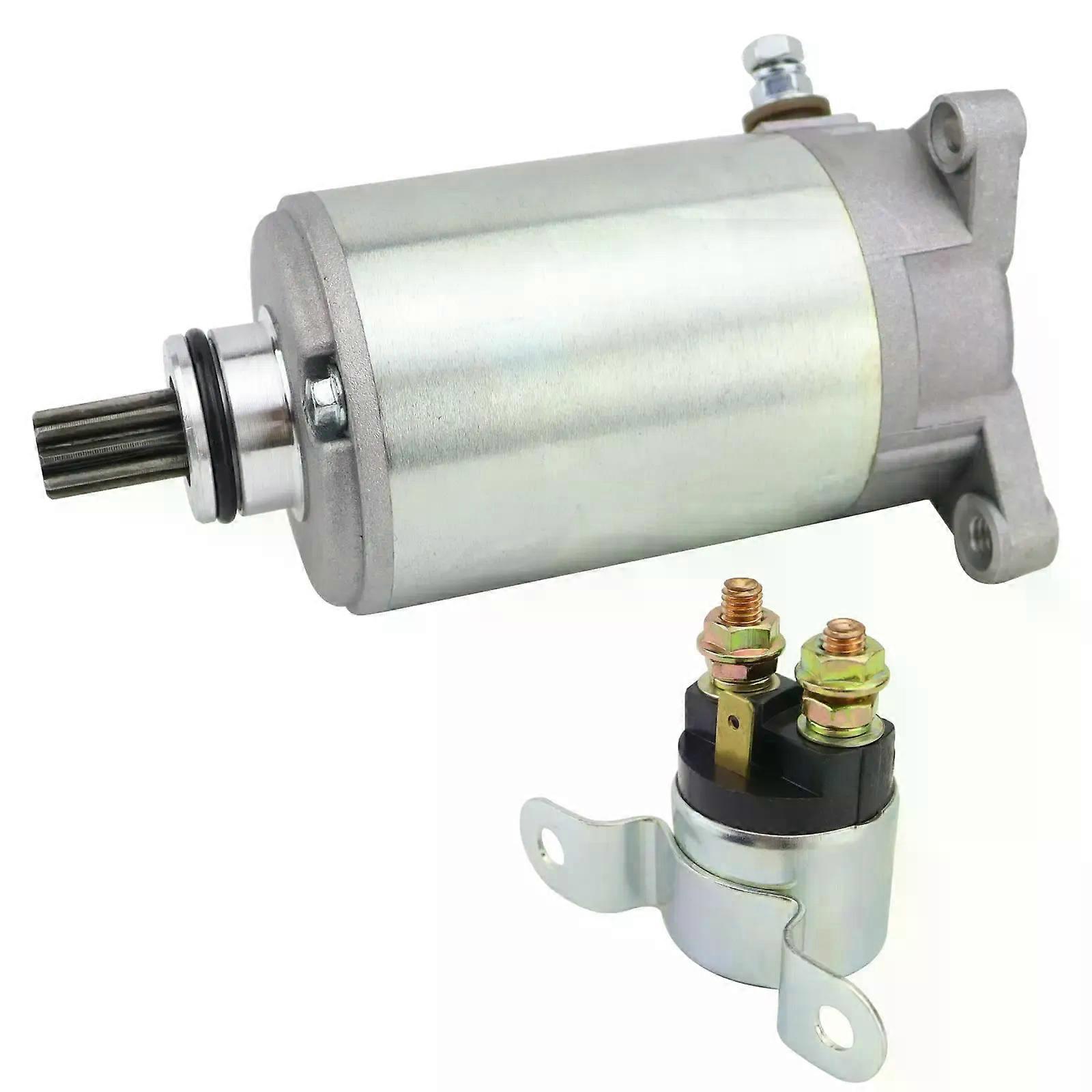 unique Starter Motor and Relay for Can-Am Commander 800 800R, Outlander Renegade 500 570 650 800R 850, 420684566 420684560, 420684562