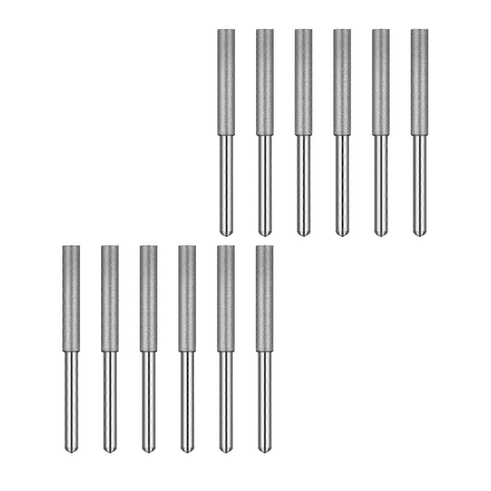 12Pcs Diamond Chainsaw Sharpener Bits Sharpening Carving Grinding Chainsaw