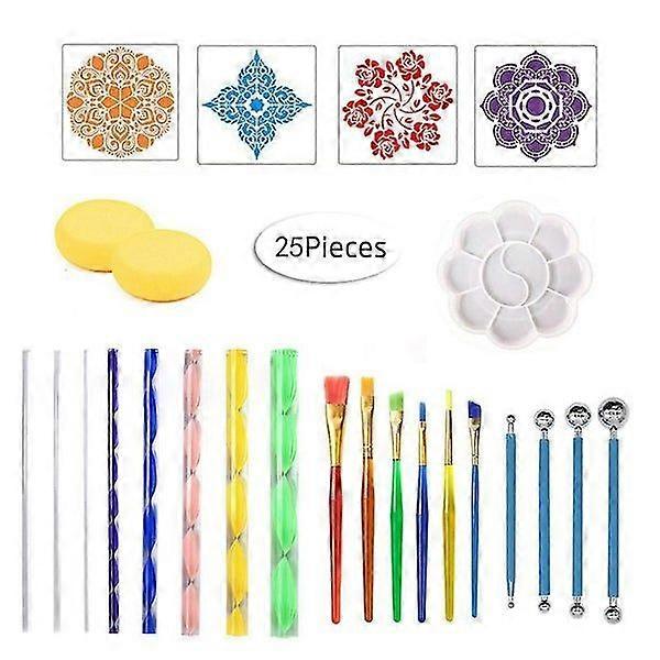Lightweight Compact Mandala Dotting Tools Durable Plastic