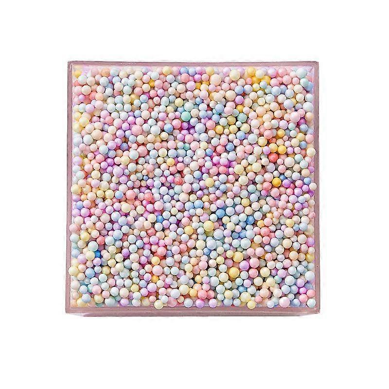 10g-50g Filing Polystyrene Bead Toy Accessiories Filler Gift Box Gift Boxes Decoration DIY Foam Balls Cand Box Macarone Color Jewelry Accessory