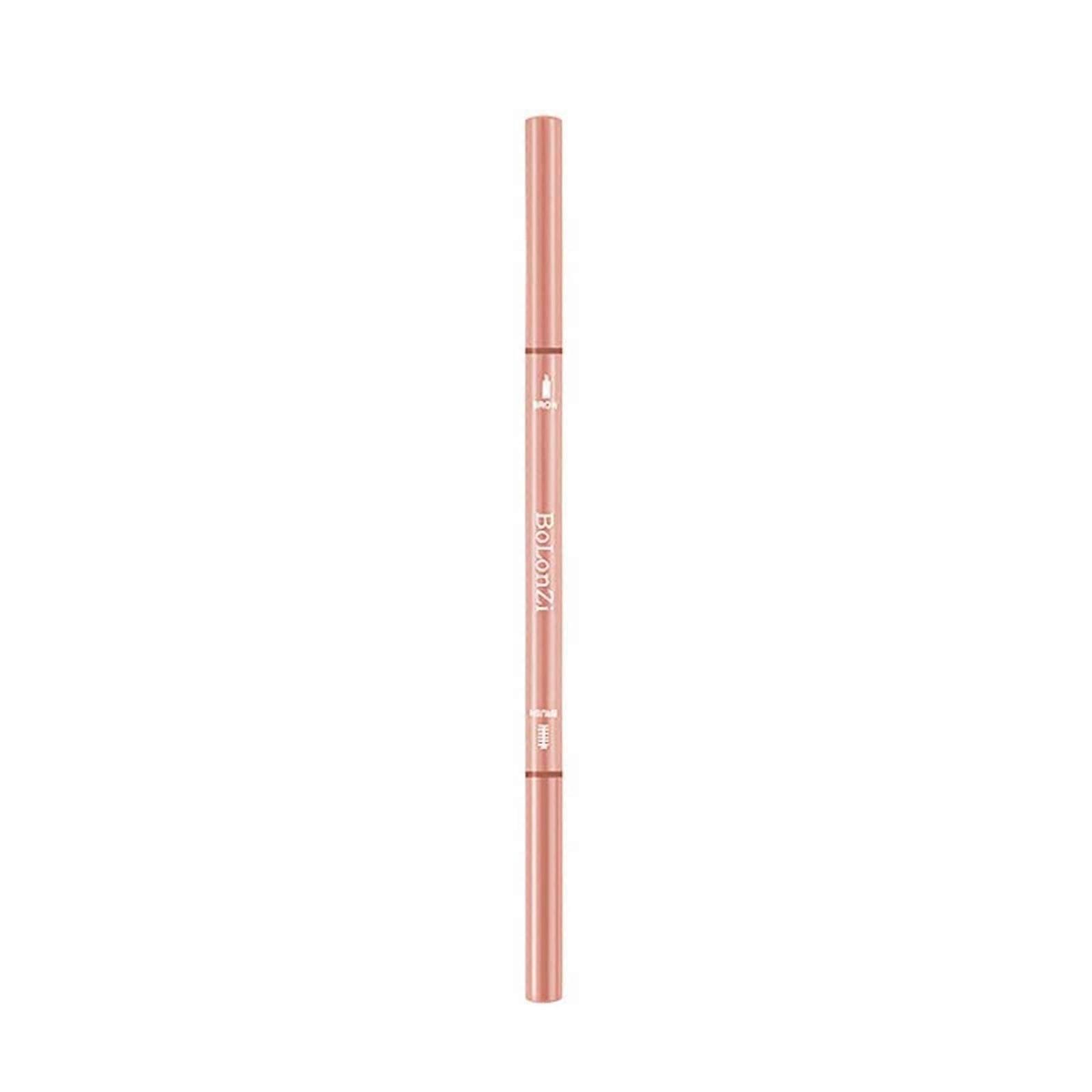 BOLONZI Extremely Thin Double-headed Eyebrow Pencil, Small Triangular, Thin, And Sweat-proof 5ml