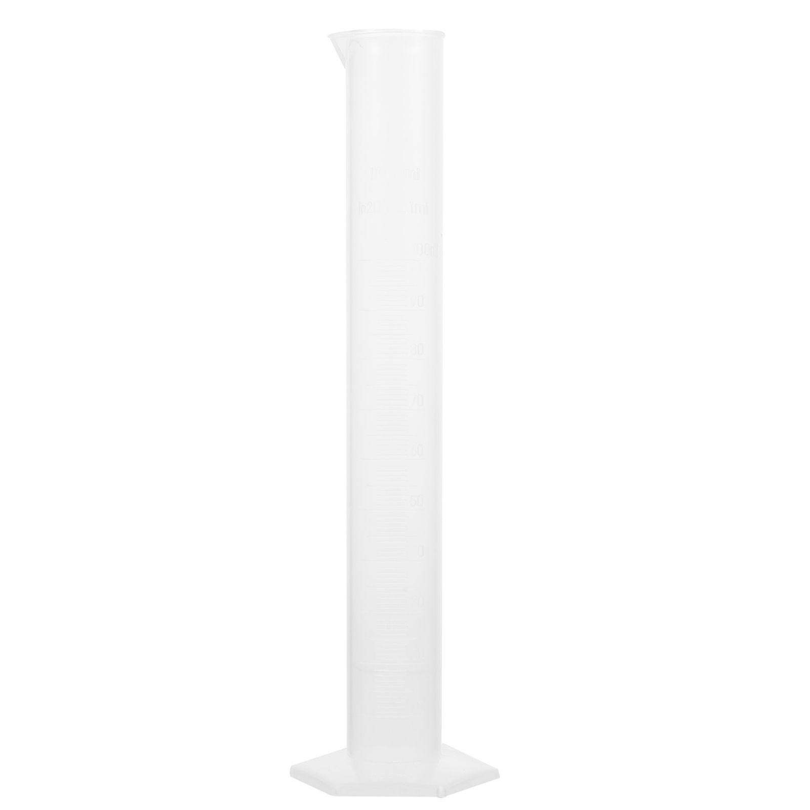 100ml plast gradert sylinder beger vitenskap måling av reagensrørskolbe for laboratoriebruk hjemme