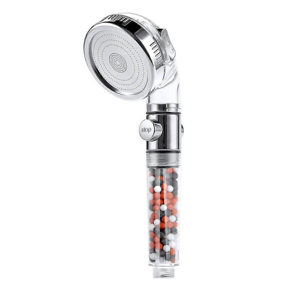 Ultra Comfortable Experience Shower Head, EcoPower Technology With Ionic Beads, Three Spray Settings For Rainfall, Massage And Jetting, Easy To