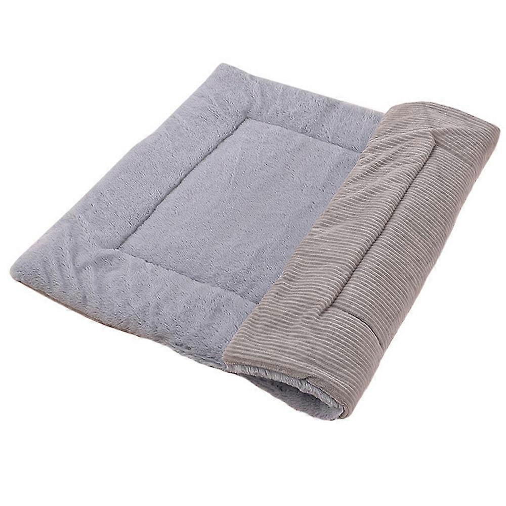 Pet Comfort Mat, Reversible Design Offers Versatility, Multi-scene Use Perfect For Indoor And Outdoor Adventures, Soft Fleece Fabric Keeps Your Pet