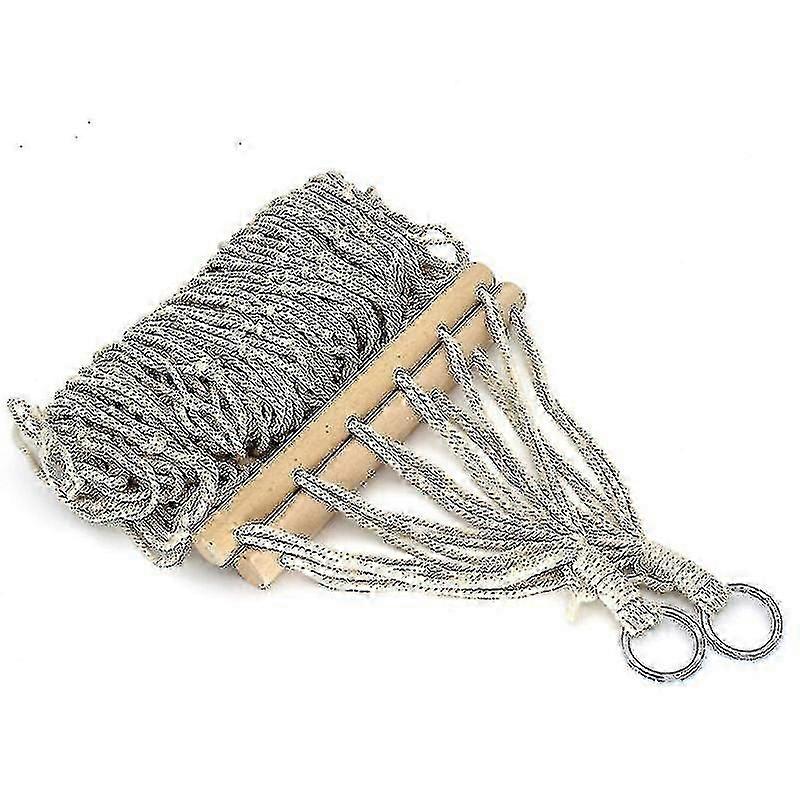 Cotton Rope Hammock, Hanging Net, Hammock For Indoor Or Outdoor, Single ...