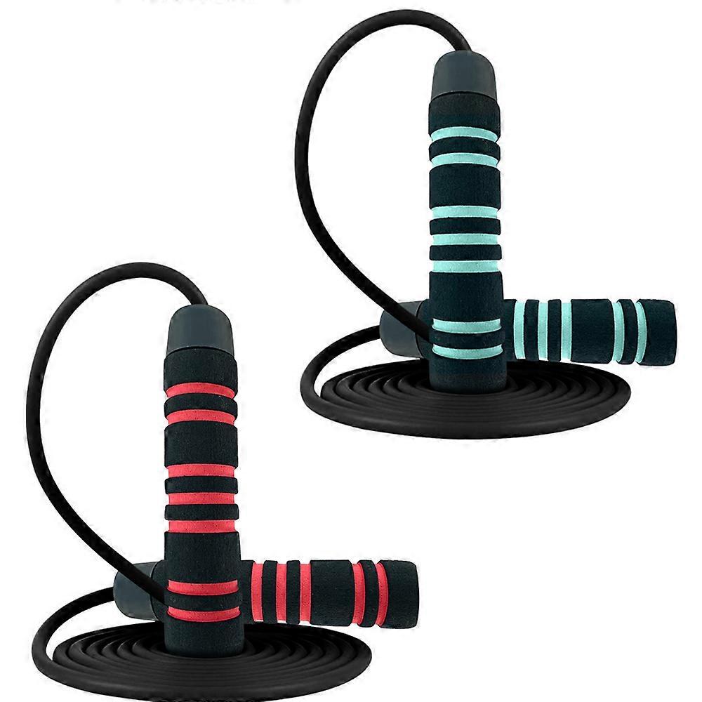 Anti-Slip Jump Rope, Adjustable Length Skipping Rope For Fitness, Ergonomically Design Handles Moisture-Wicking Foam Grip Handles, Perfect For Home
