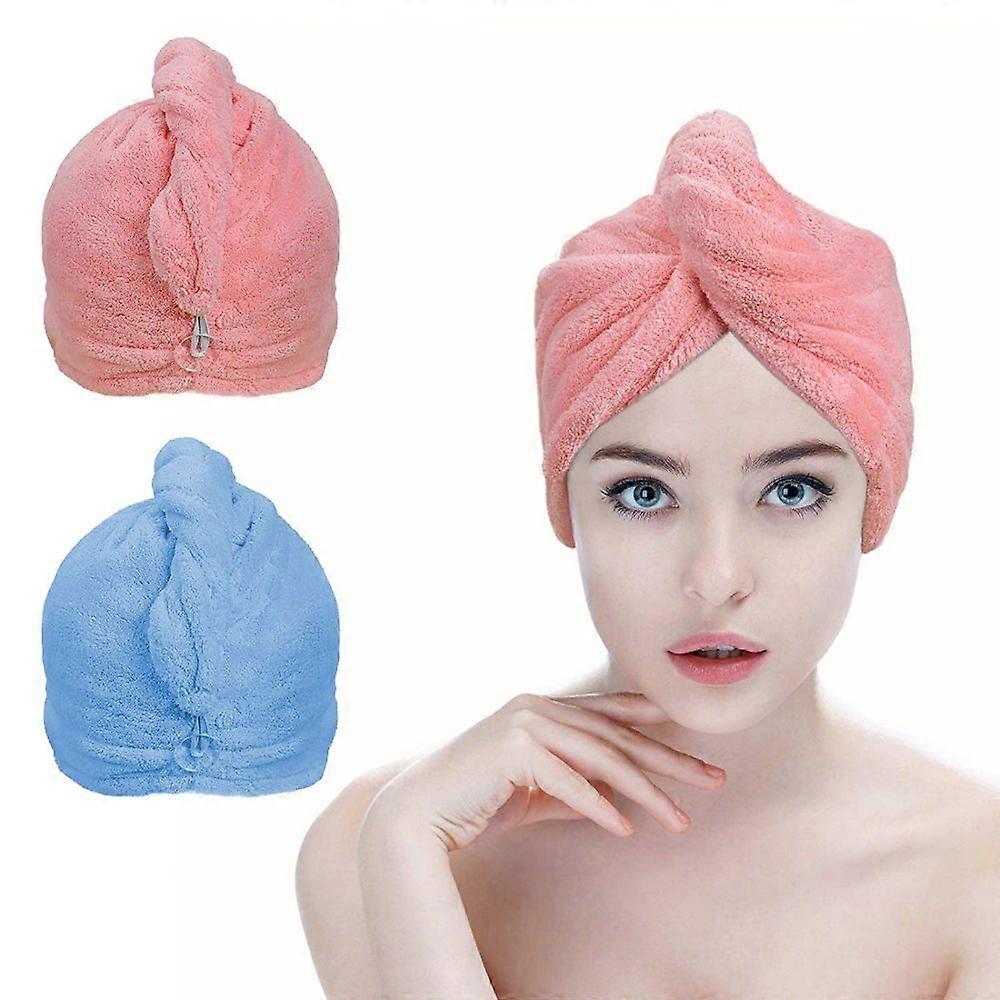 Quick Drying Microfiber Hair Wrap, Without Tension Or Headache, Promotes Smooth And Silky Hair, Anti-Curl, Comfortable To Wear, Reduce Heated Damage,