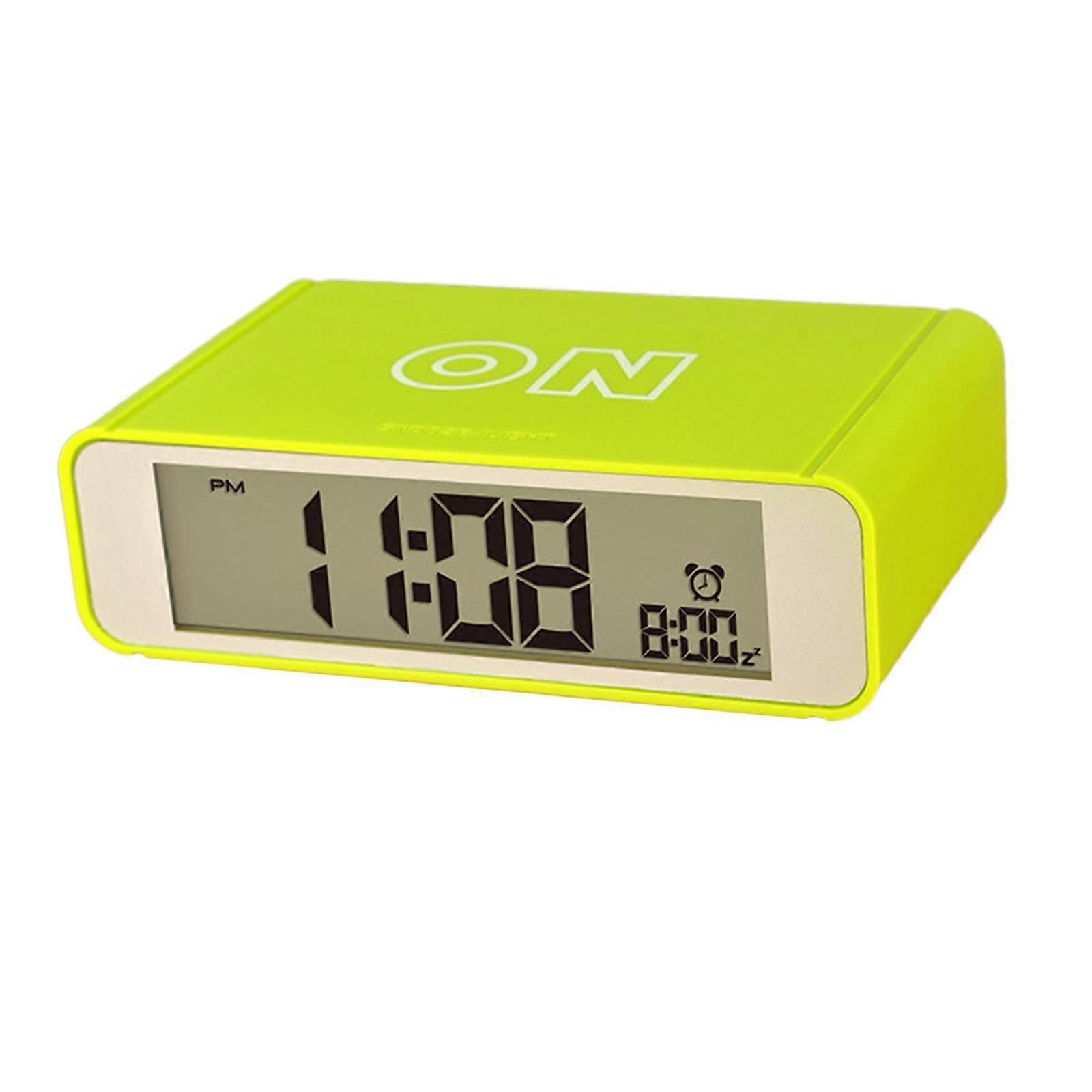 Digital Alarm Clock 12/24H Easy to Read Snooze Function, Creative Flip on/Off