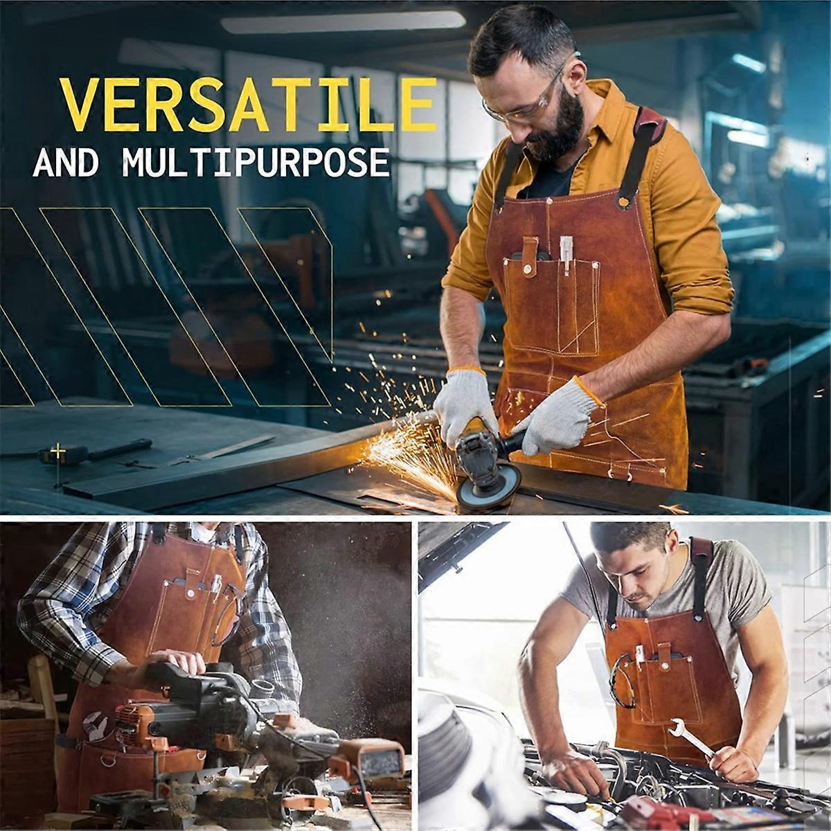 Workshop Apron with Tool Pocket M-XXL