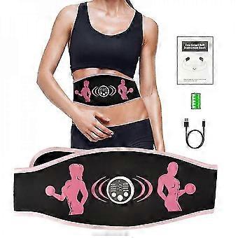 Abdominal Trainer Vibration Slimming Belt EMS Muscle Stimulator Toning Belts Abdomen Arm Leg Waist Workout Home Fitness Equim YKT