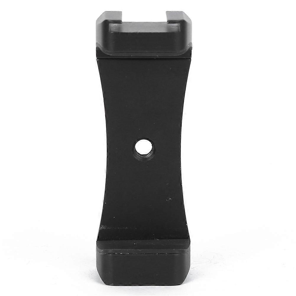 Black Mobile Phone Clip Bracket Support Extension for Microphone Monitor Fill Light Desktop Tripod Lengthen Rod
