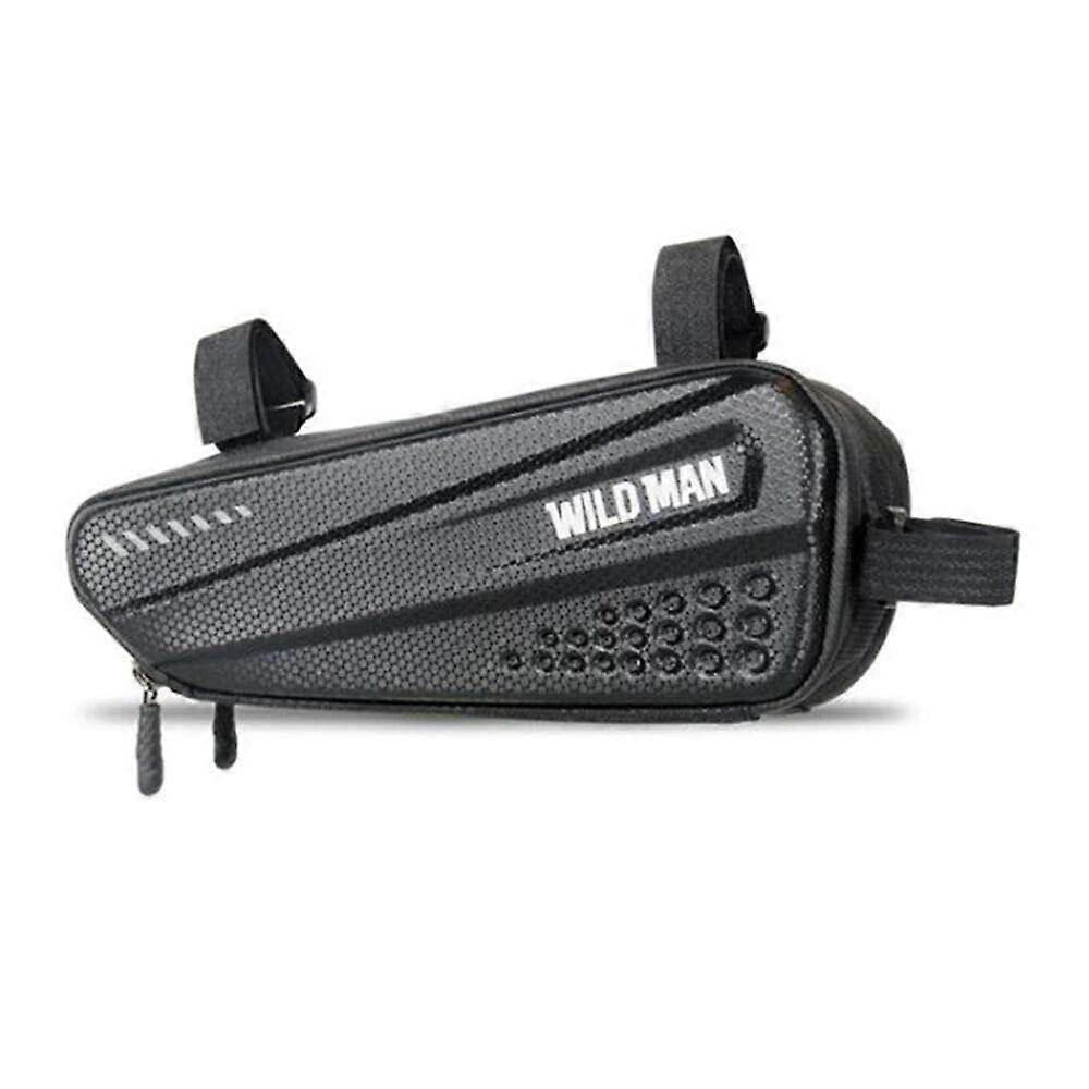 1.2L Waterproof Hard Shell Bicycle Saddle Bag Triangle Bag for Road and Mountain Bikes Under Seat