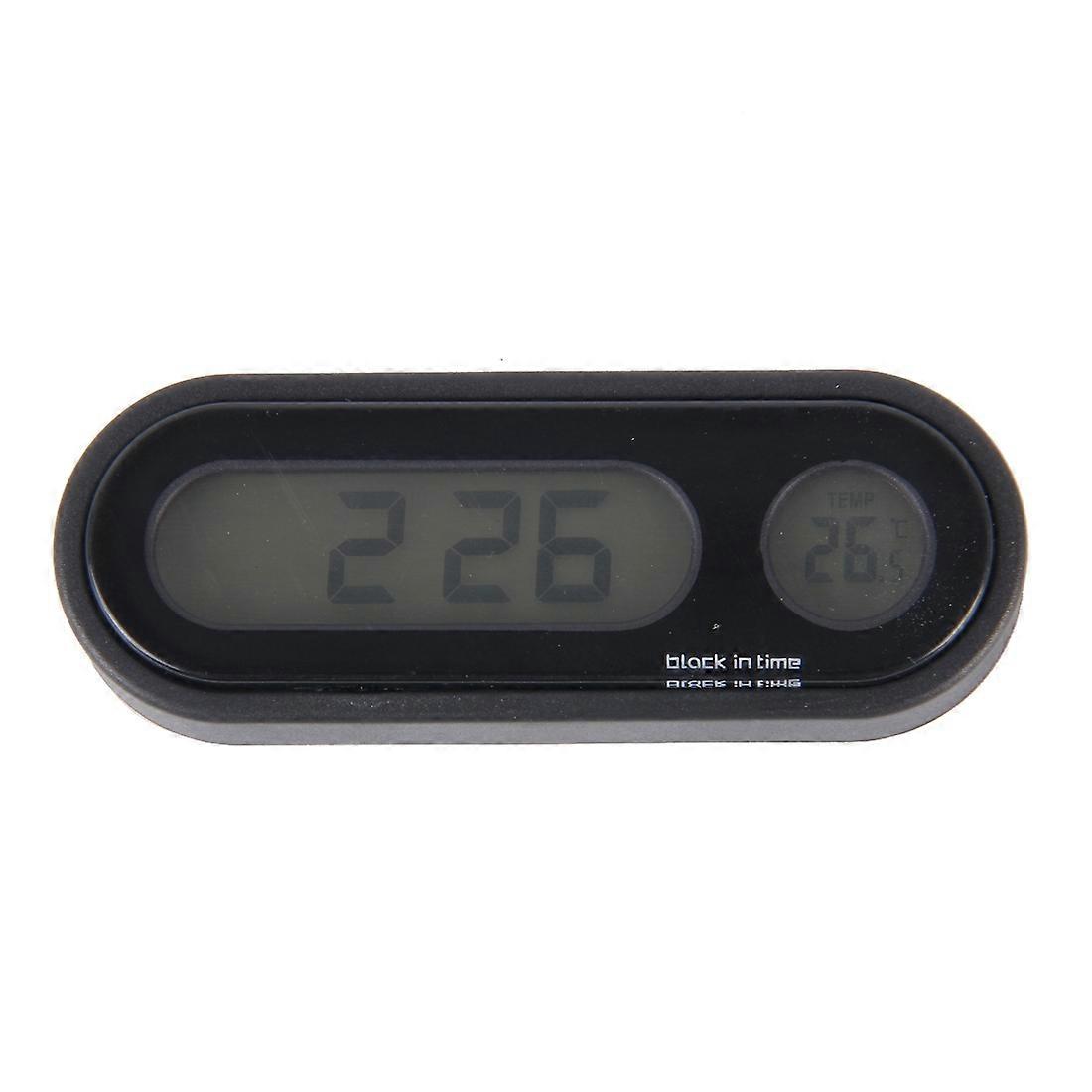 Multi-Function Digital Temperature Thermometer Clock LCD Monitor Battery Meter Detector Display