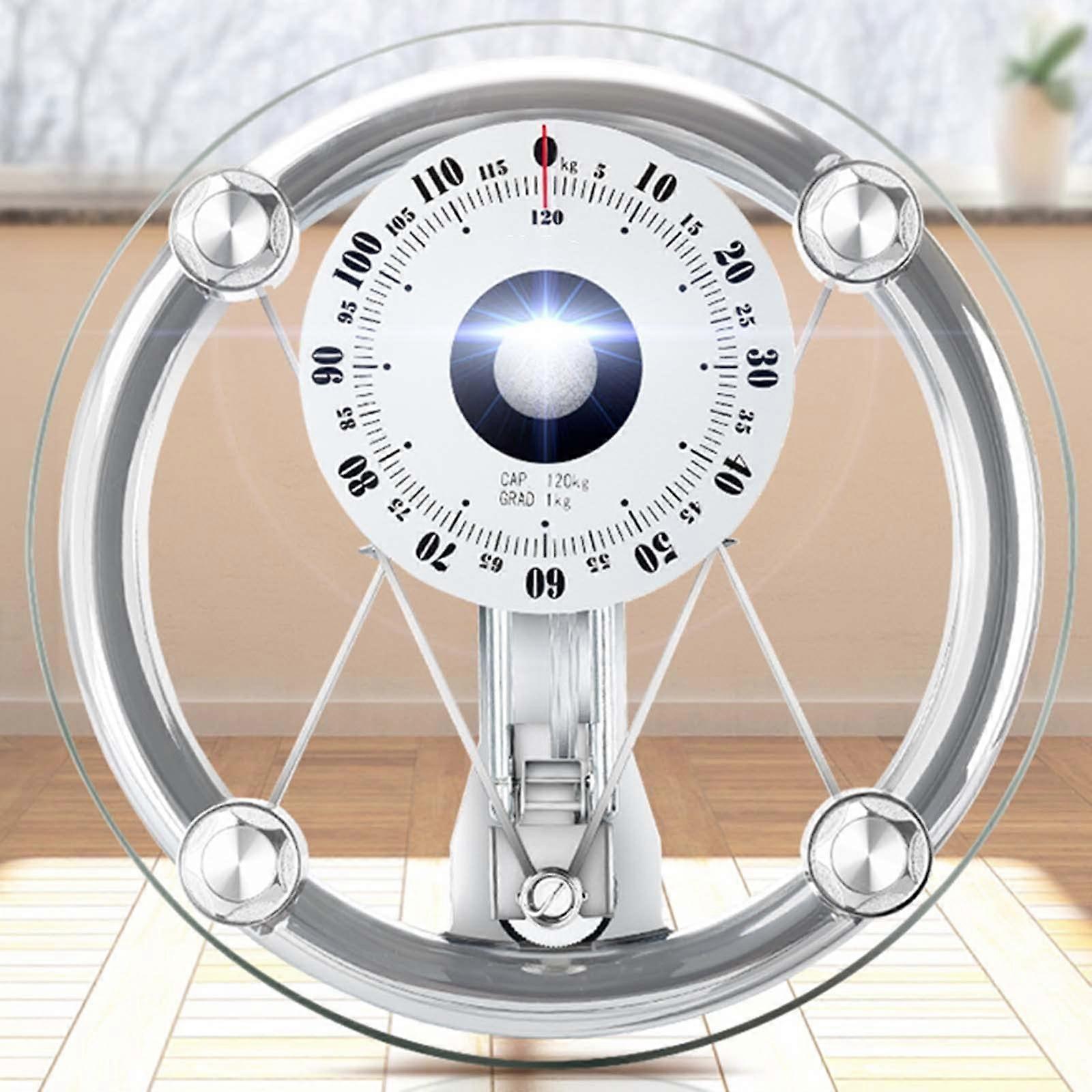 Bathroom Scale Mechanical Column Scale, Oversized for Dial Easy Reading, High Precision