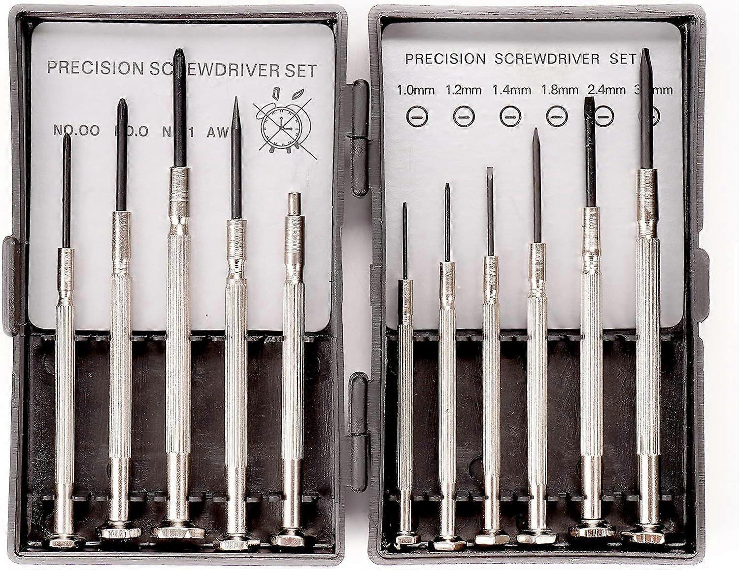 11-Pack Mini Precision Screwdriver Set for Repairing Computers, Electronics, Toys, Watches