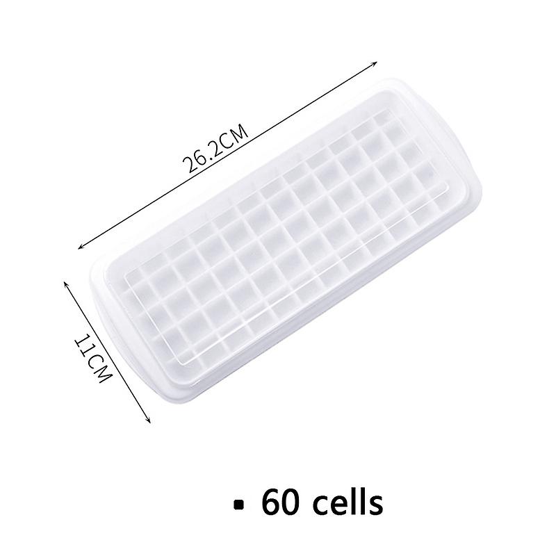 12/60 Grids Ice Cube Tray Plastic Ice Cube Maker Sphere Mold For Cocktail