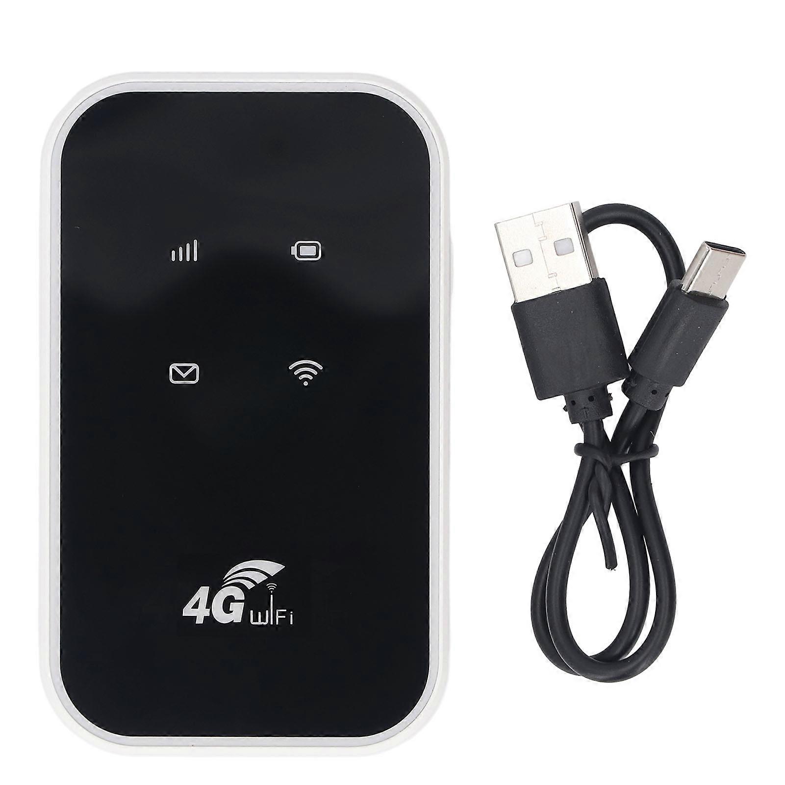 Portable 4G Hotspot Battery Operated Wireless 8 to 10 Users Mobile WiFi Router for Home Work Travel