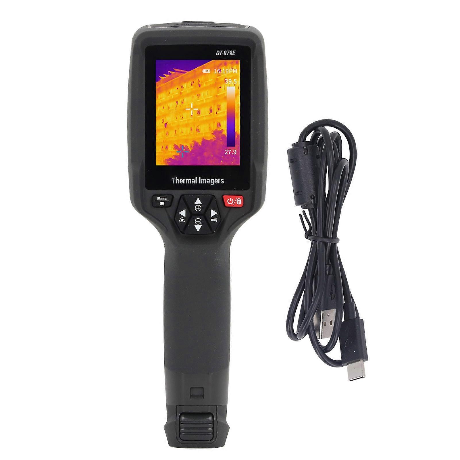 Infrared Thermal Imager High Accuracy 2.8 Inch LCD Display Handheld Imaging Camera for Detection 25HZ 120x90 Resolution