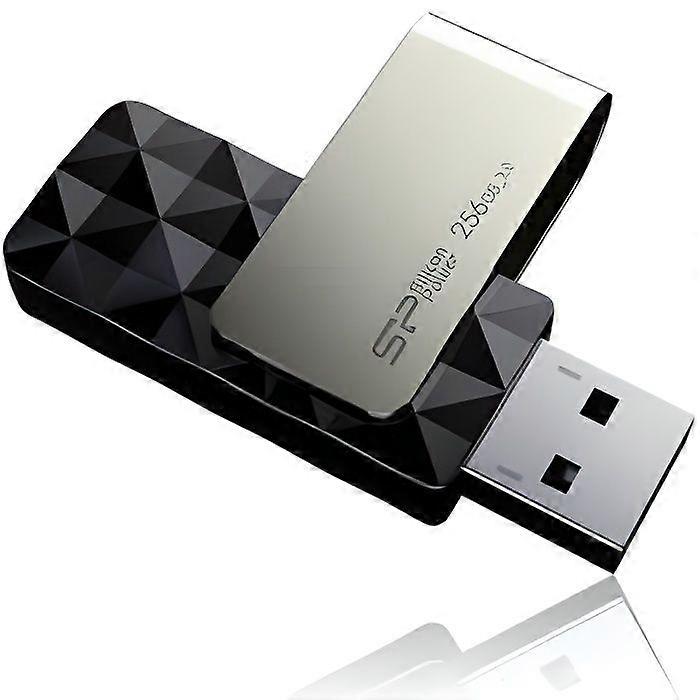 SILICON POWER USB 3.0-flashdrev - B30 - 256 GB - Sort