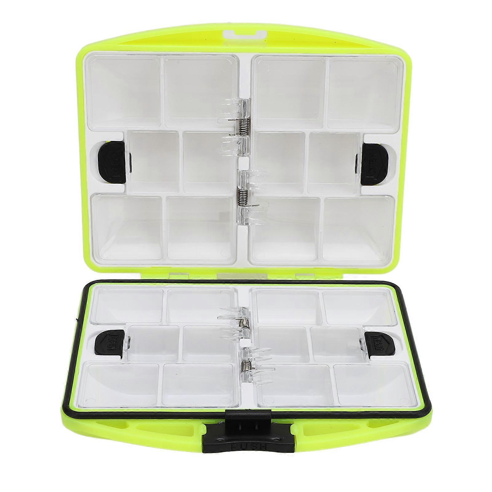 Fishing Hook Storage Box, Double Sided Multi-Compartment Hook Organizer, Shore Fishing Lure Storage Case