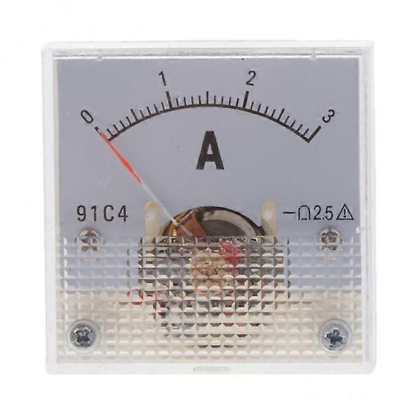 2x 91C4 Analog Current Panel Meter A Ammeter Ampere , 2.5% Error Margin