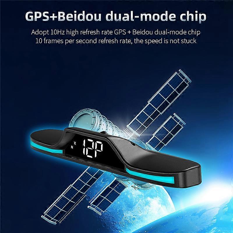 G15 HUD Head-Up Display GPS Speeding Alarm Driving Speed Car Display