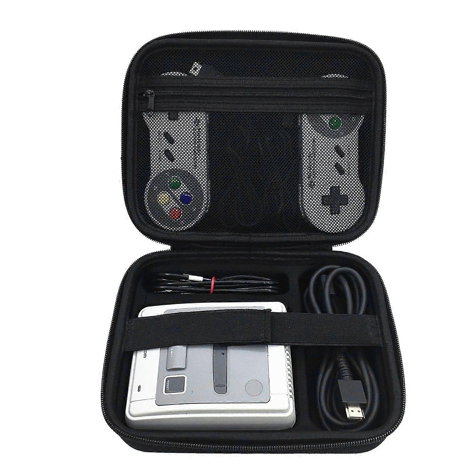 Bevigac Hard Shell Protective Storage Travel Hand Bag Case for Nintendo SNES Classic Mini Super Famicom Console Controller Cable