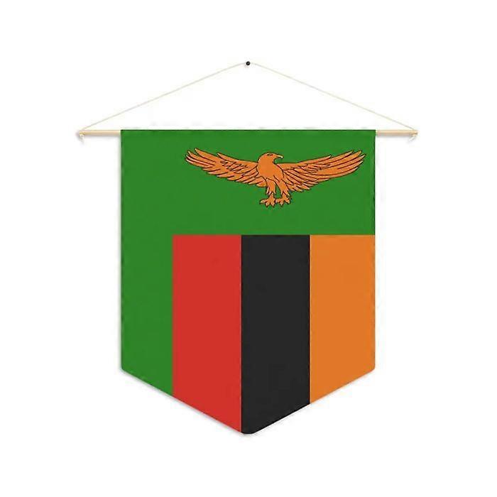 Flag - Zambia - 30 x 45 cm - Polyester - Double-sided print - Accessories included