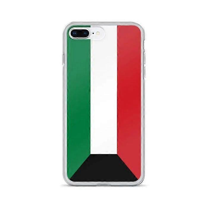 iPhone Case - Kuwait - Flag - Flexible - Multicolor - Compatible with iPhone 7 Plus
