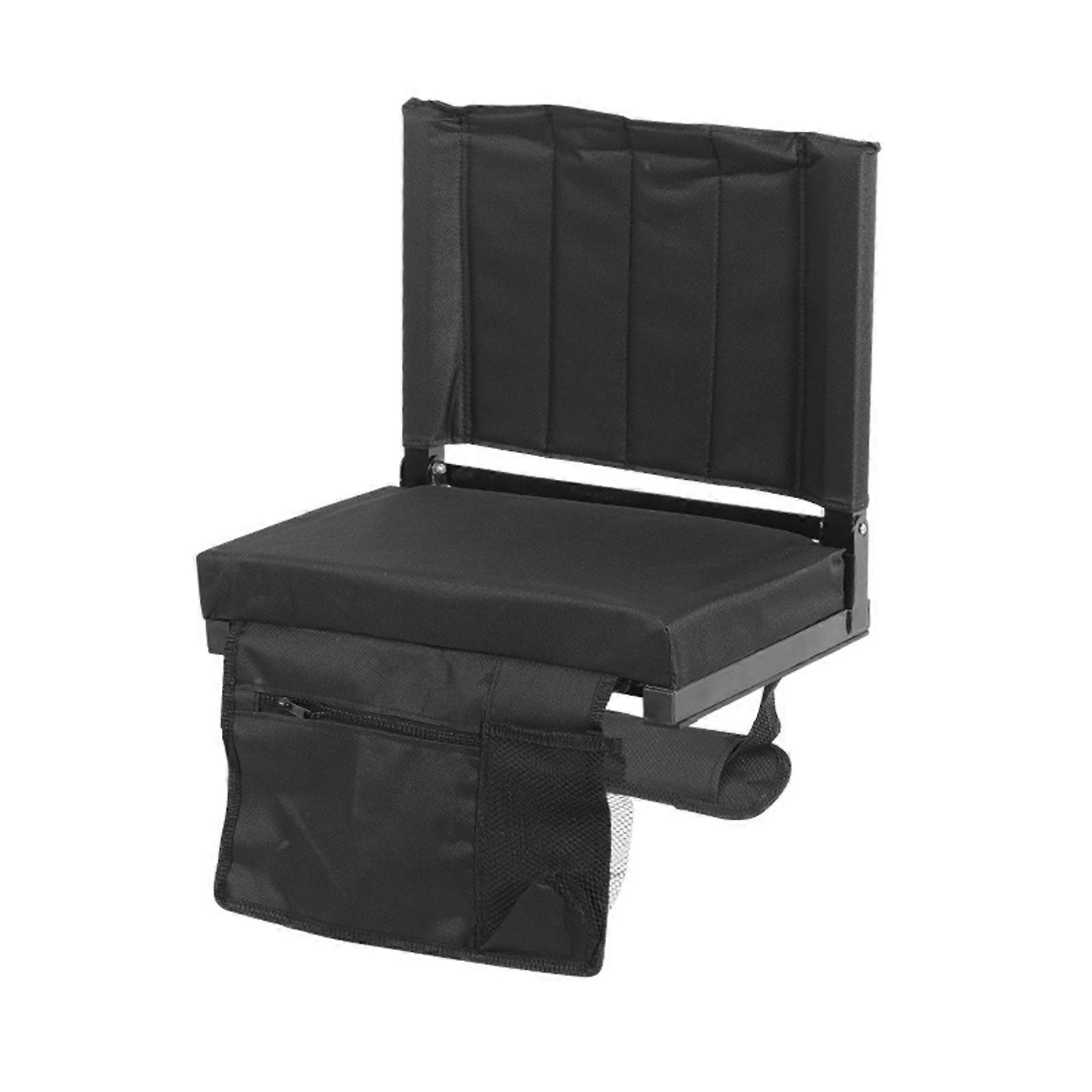 Stadium Seats for Bleachers with Back Support, Bleacher Seats with Backs & Wide Cushion, Padded Folding Stadium Chair