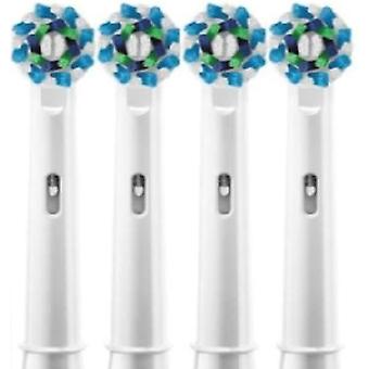 4 Toothbrush Heads Oral-B Compatible- EB50A