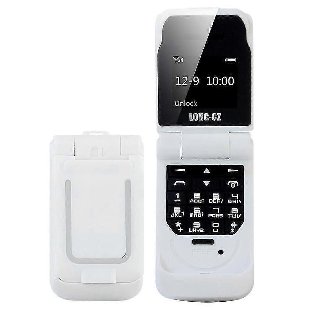 Long-cz J9 Flip Mobile Phone Bluetooth Dial Small Phone Supports 2g Network Gsm 850 / 900 / 1800 / 1