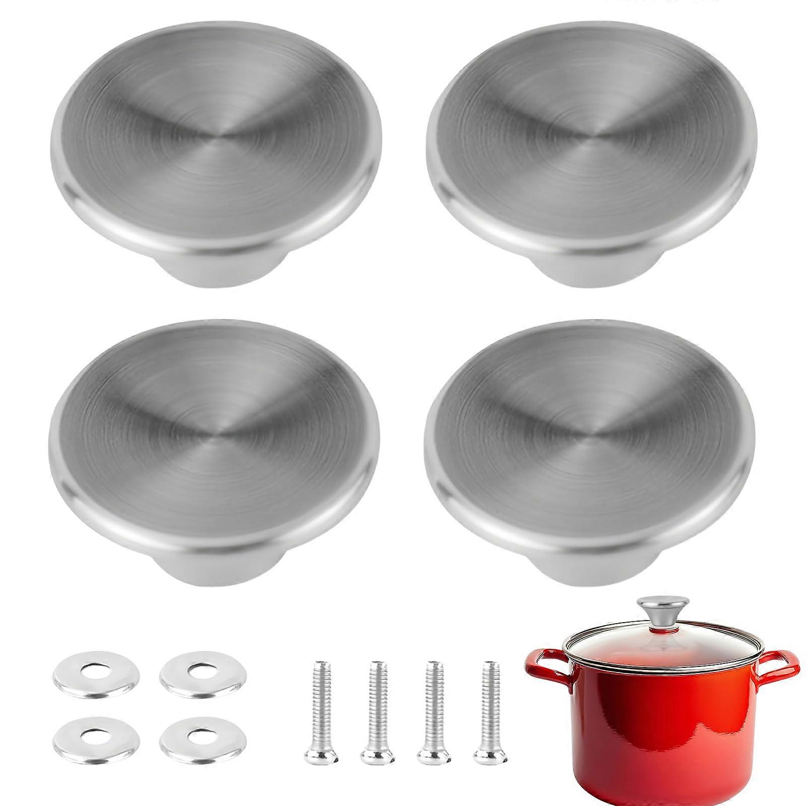 Universal Pot Lid Knobs Bakelite Heat Resistant Handle Compatible with Various Pan Lids and Sizes