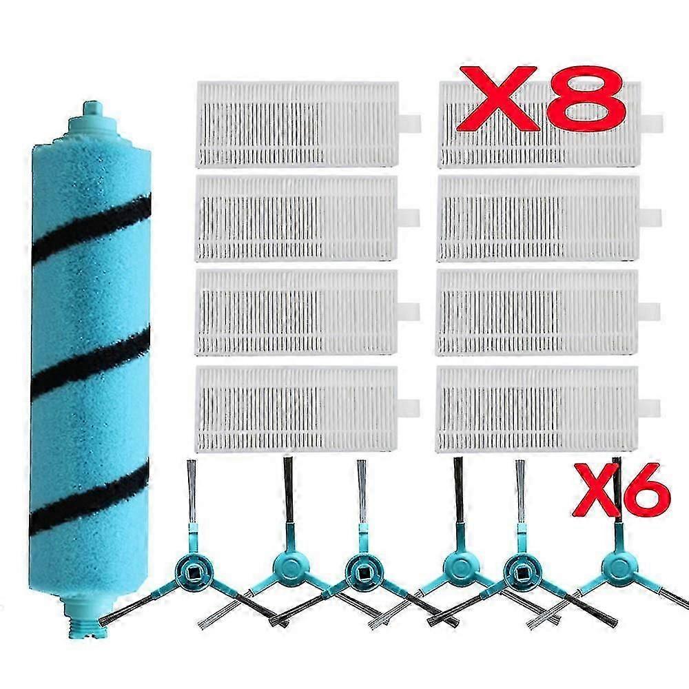 Replacement Roller Brush Side Brush Mop For Cecotec Conga 4090 Vacuum Cleaner Robot Sweeper Conga 40