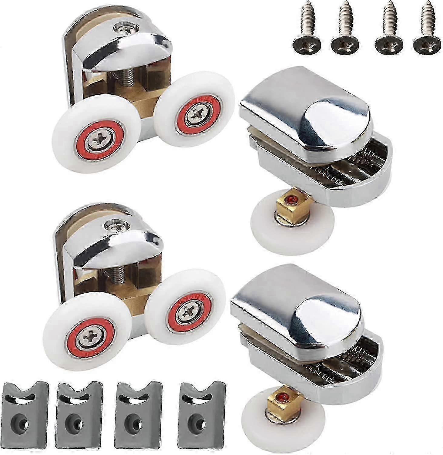 2-Pack 25mm Shower Door Rollers for Cubicle Replacement
