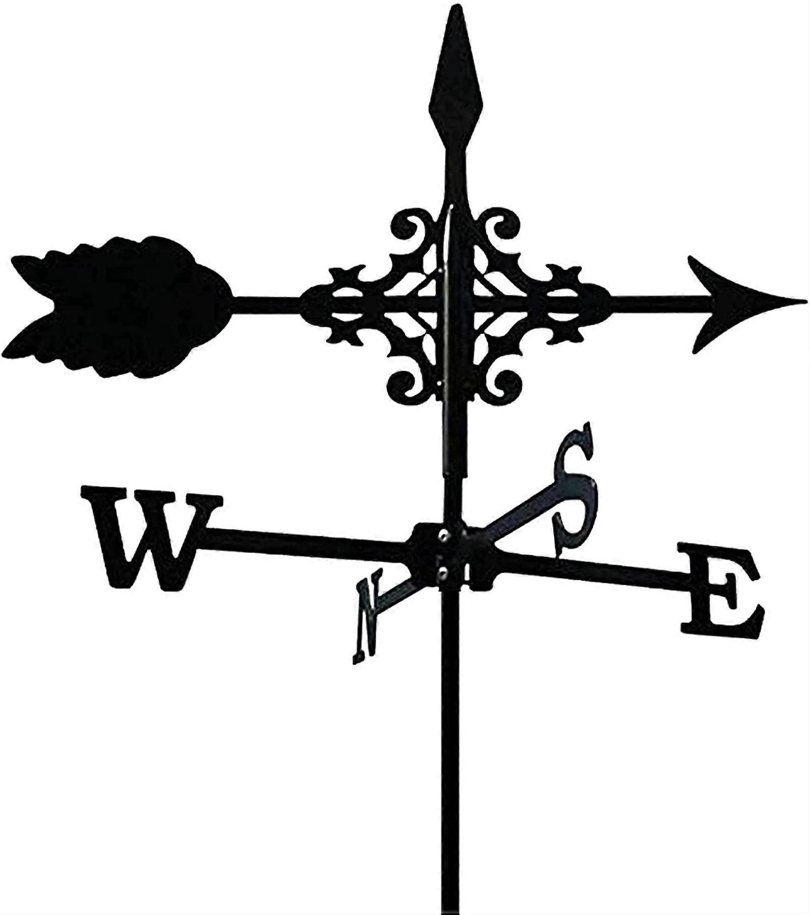 Weather Vane Ornament, Garden Stake, Wind Direction Indicator, Rooster Weather Vane, Easy Assembly, Color Arrow