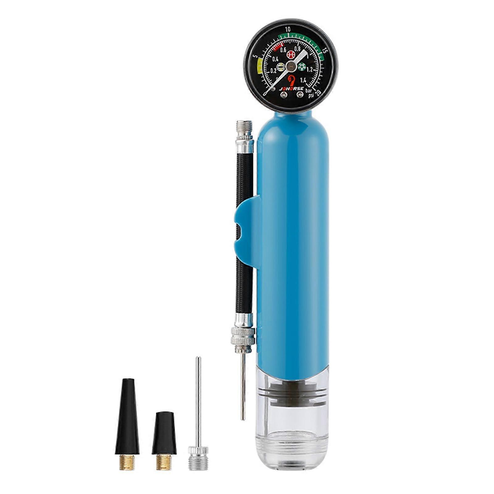 Basketball Inflator Hand Pump With Pressure Gauge, 20 PSI, Portable Pump, Easy To Use Inflation Tool