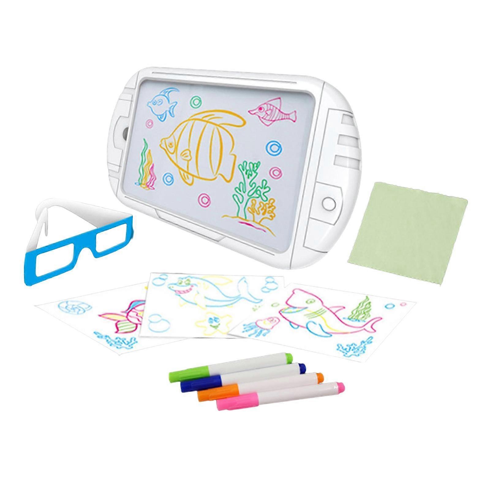 Buntes Schreibtablett Scribbler Blocks Geschenk 3D für Kleinkinder Kinder