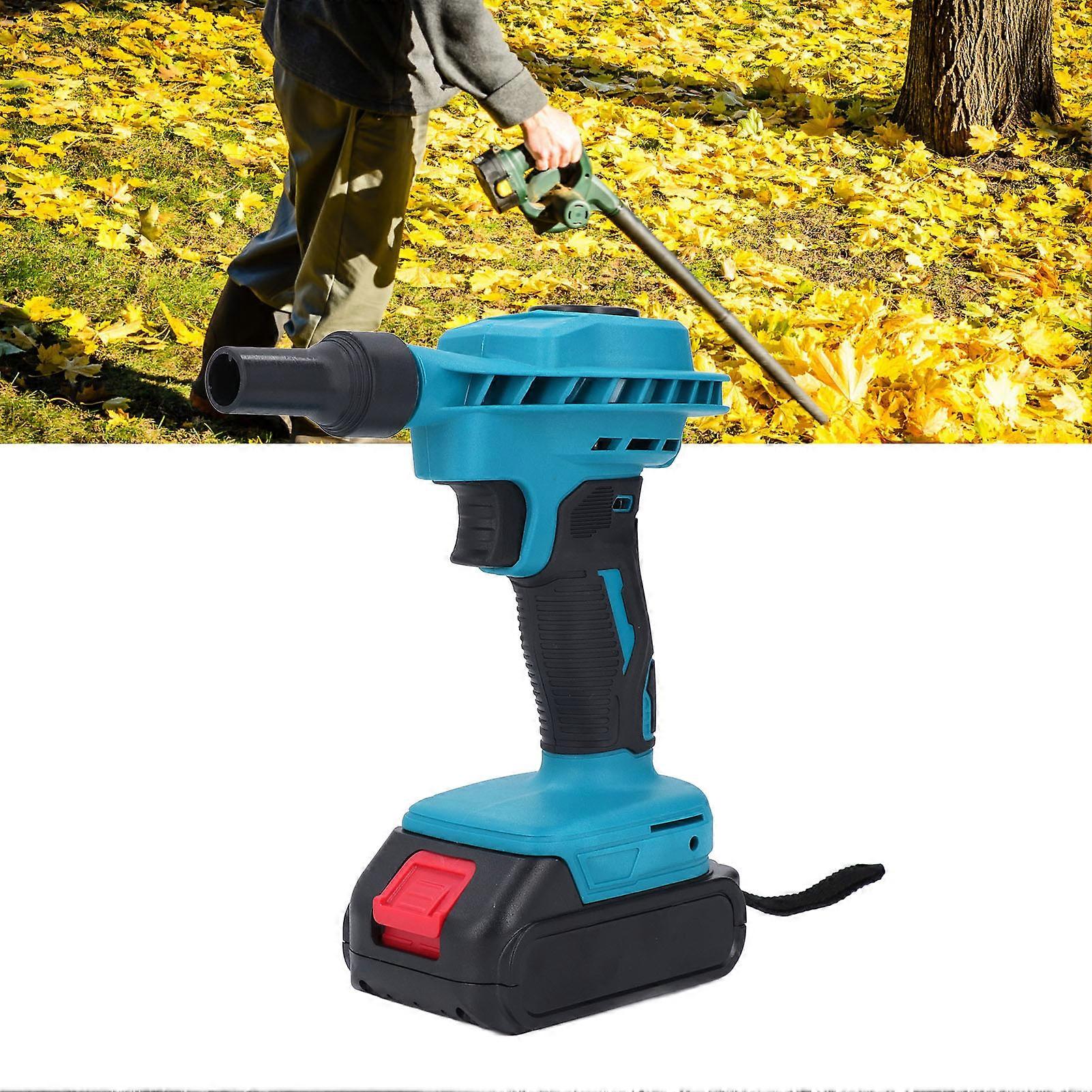Cordless Dust Blower 18V Handheld Mini Rechargeable High Volume Power Inflator for Leaf Sawdust EU Plug 