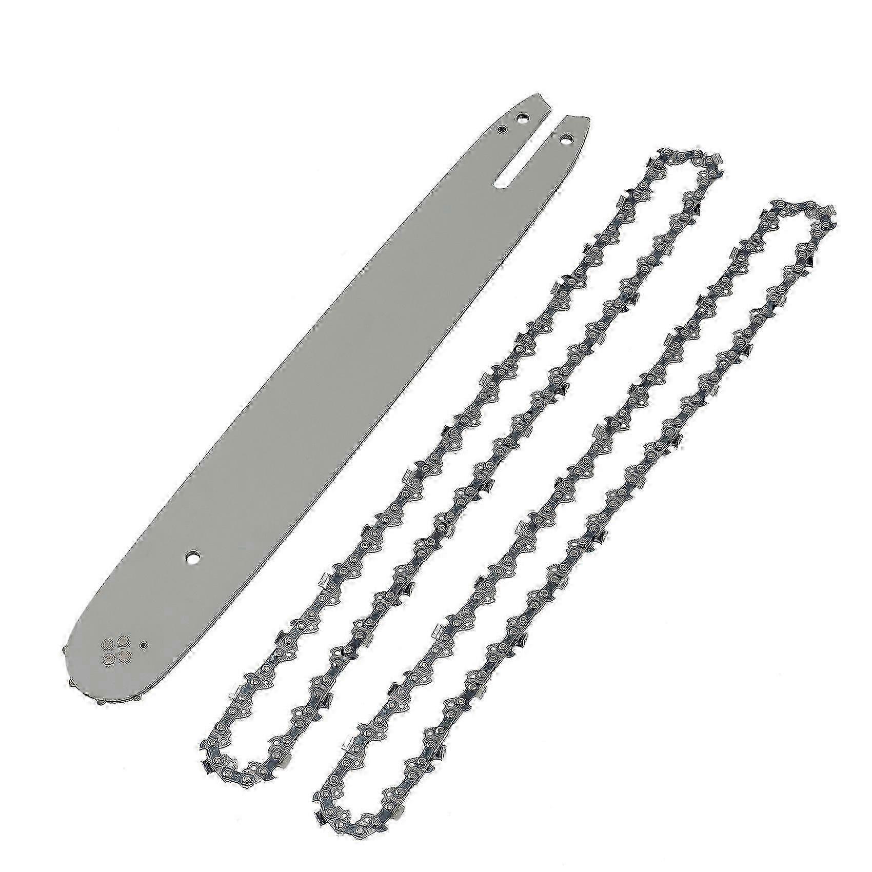 14 Inch Guide Bar with 2Pcs Chains for Compatible with Certain Brands All Types S