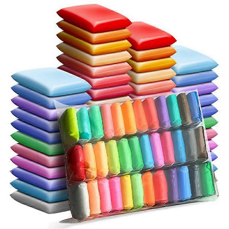 24 Colors DIY Clay Set for Kids Ultra-Light Non-Sticky Modeling Clay