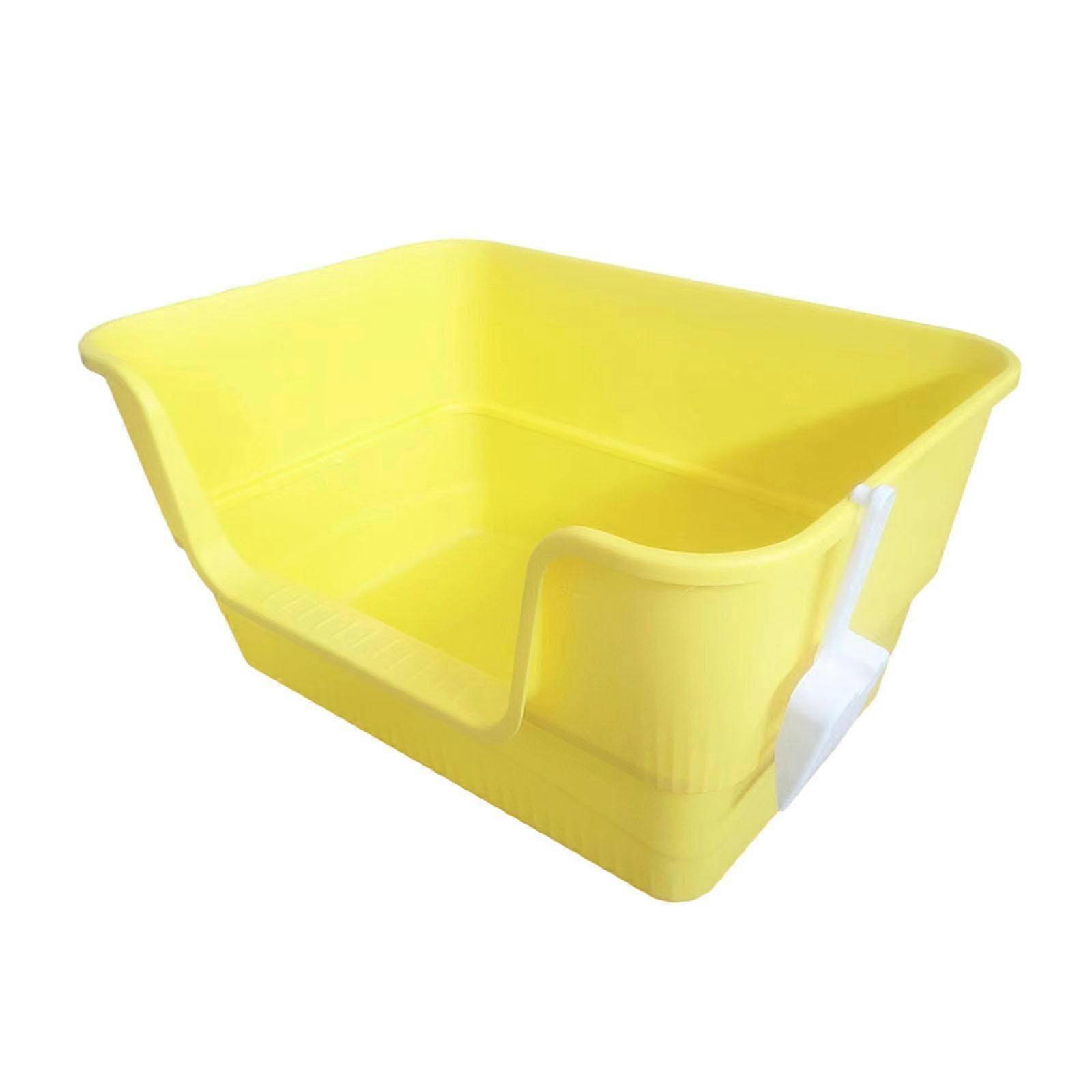 Large Cat Litter Box with Easy Cleaning Features, Ideal for Feline Use, Cat Sand Basin for Comfortable Training