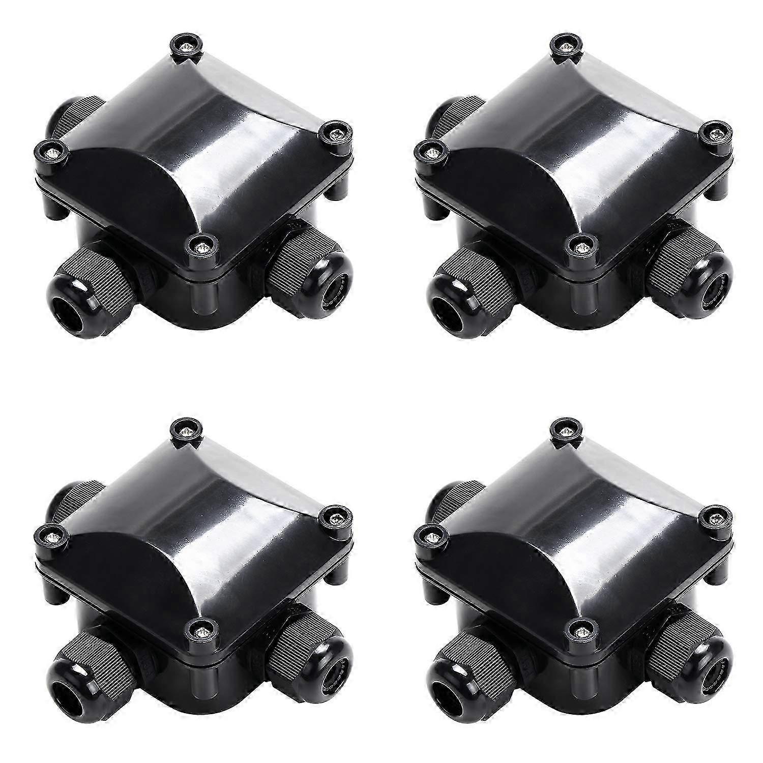 Waterproof IP68 3-Way Outdoor Junction Box Cable Connection Sleeve