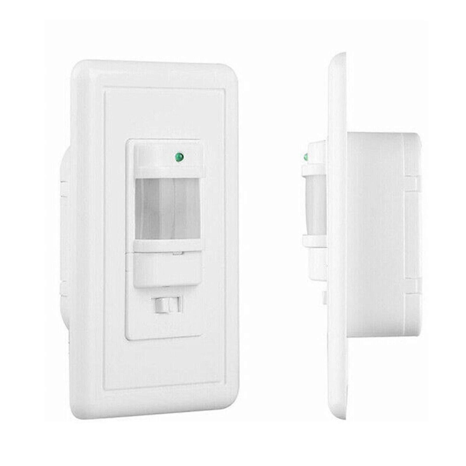 Auto On/Off PIR Motion Sensor Switch for Wall-Mounted Lights with Occupancy & Vacancy Control