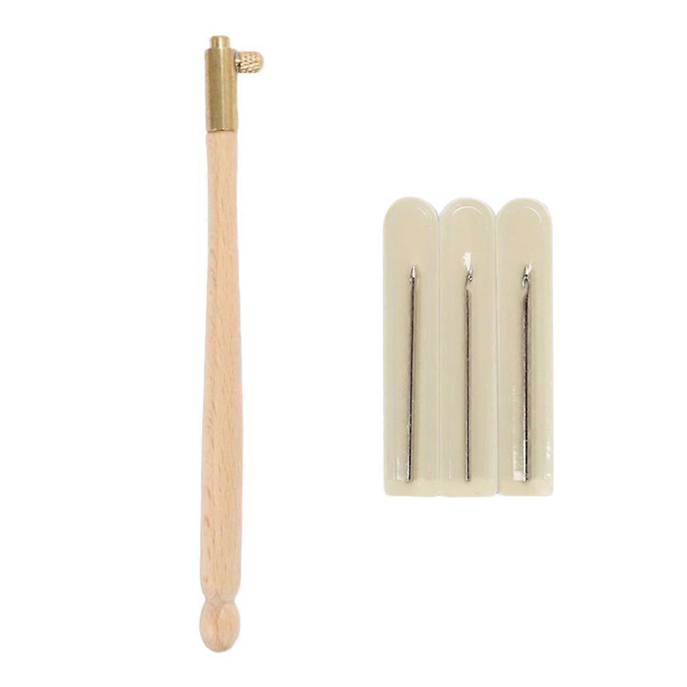 DIY Embroidery Kit, Smooth Metal Needles with Durable Handle for Family Fun