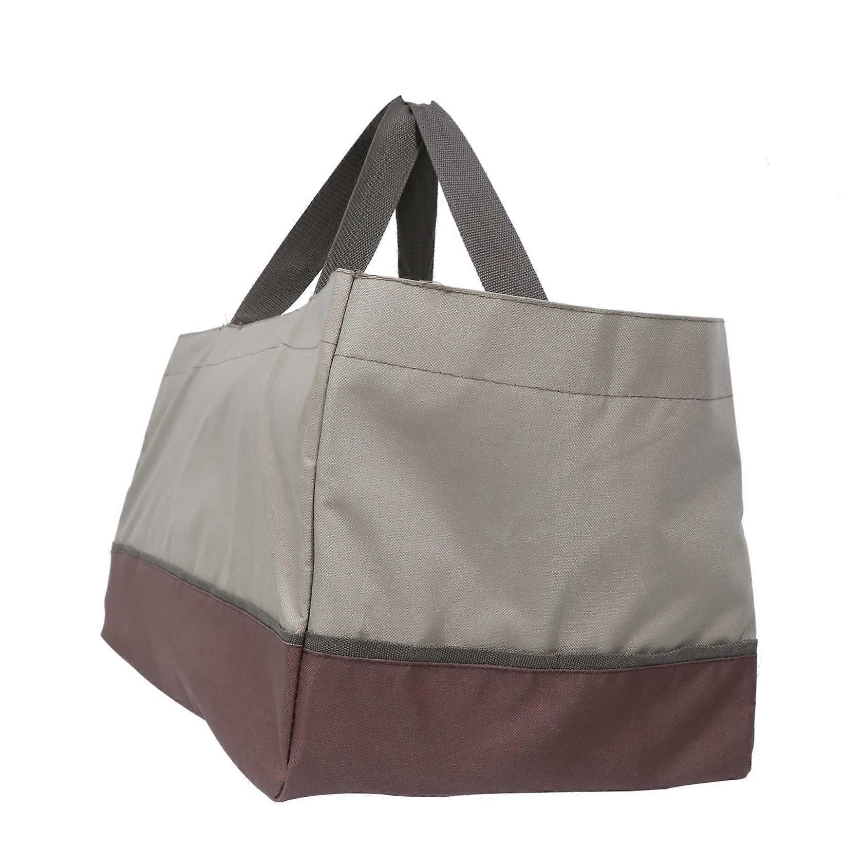 1 adet Oxford yakacak odun taşıma çantası şömineler için ızgara yapmak için odun için saklama çantası Kamp için sağlam yakacak odun çantası