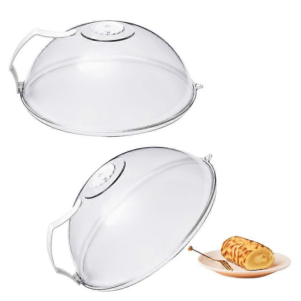 Pack of 2 Microwave Lids with Handle for Fruit and Vegetables
