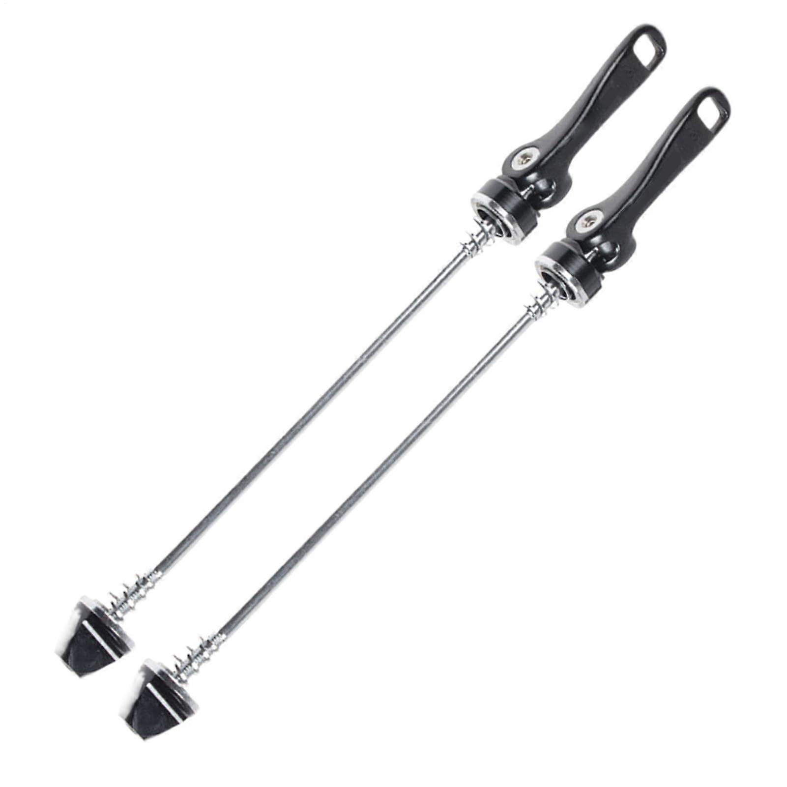 Quick release axle for bicycles 1 pair quick release hub parts Precisionmanufactured, Smooth operation, Black