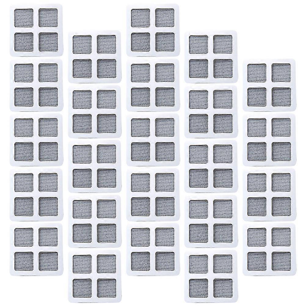 Screen Window Patch Strong Adhesive Repair Small Holes Door Screens 10x10cm Square 24Pcs